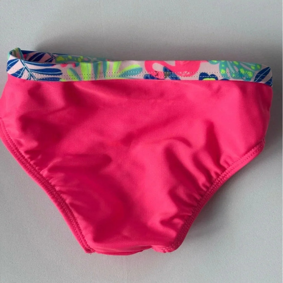 Wonder Nation Baby Toddler Girl Palm Bikini Swimsuit 2T - Picture 6 of 7